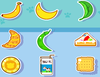Untitled Banana Moon Leaf Croissant Pea Cake Coin Milk Biscuit Image